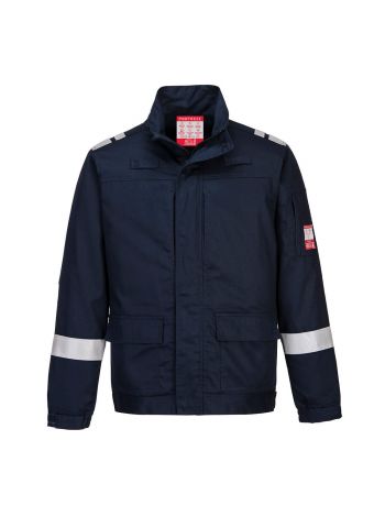 Bizflame Work Lightweight Stretch Panelled Jacket, L, R, Navy
