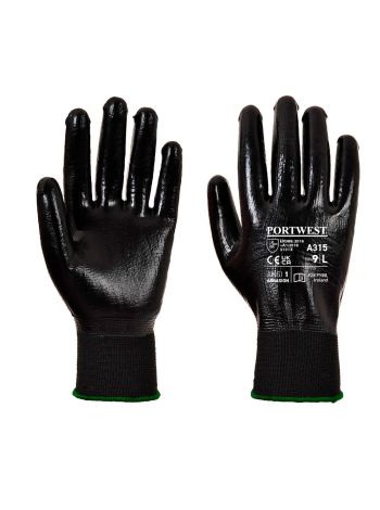 All-Flex Grip Glove, L, R, Black