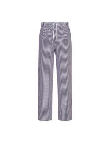 Bromley Chefs Trousers, L, R, Blue Check