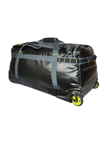 PW3 100L Water-resistant Duffle Trolley Bag, , R, Black