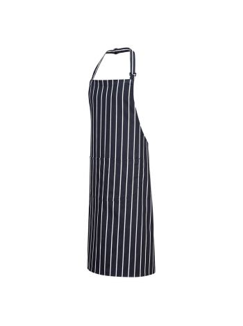 Butchers Apron with Pocket, , R, Navy