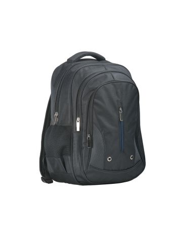 Triple Pocket Backpack, , R, Black