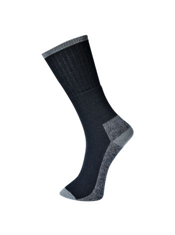 Work Sock 3 Pack, 39-43, R, Black