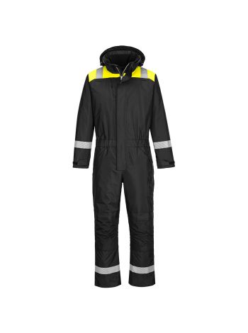 PW3 Winter Coverall, L, Y, Black/Yellow