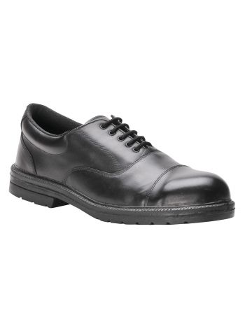 Steelite Executive Oxford Shoe S1P, 39, R, Black