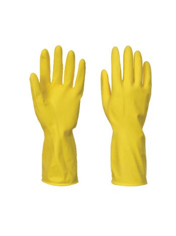 Household Latex Glove (240 Pairs), L, R, Yellow