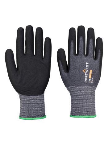 SG Grip15 Eco Nitrile Glove (Pk12), L, R, Grey/Black